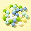 35Pcs Food Grade Eco-Friendly Silicone Focal Beads SIL-FS0001-22E-7