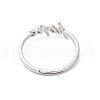 Non-Tarnish 304 Stainless Steel Word Hope Adjustable Ring RJEW-L107-027P-3