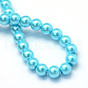 Baking Painted Pearlized Glass Pearl Round Bead Strands X-HY-Q003-6mm-48-4