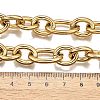 304 Stainless Steel Rolo Chain Necklace BJEW-L399-03G-3
