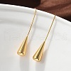 304 Stainless Steel Dangle Earrings EJEW-S253-08G-2