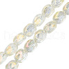 Electroplate Glass Beads Strands EGLA-N008-016-A02-1