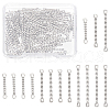 Unicraftale 120Pcs 3 Styles 304 Stainless Steel Bar Connector Charms STAS-UN0056-26-1