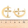 304 Stainless Steel Pendants STAS-N108-37G-3