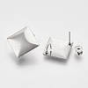 Non-Tarnish 304 Stainless Steel Stud Earring Findings STAS-S079-57A-02-1