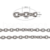 304 Stainless Steel Cable Chains CHS-R009-11-2