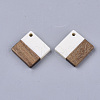 Resin & Walnut Wood Pendants RESI-S358-53-3