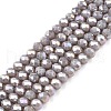 Electroplate Glass Beads Strands EGLA-A044-P3mm-B10-1