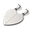201 Stainless Steel Pendants STAS-Q342-43P-2
