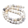 Natural White African Opal Beads Strands G-C179-A35-03-3
