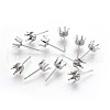 Tarnish Resistant 304 Stainless Steel Stud Earring Findings STAS-P221-20D-P-1