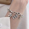 Hip-pop Style Brass Charm Bracelets FS-WG7DD61-03-2