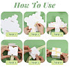 Wedding Paper Candy Gift Packaging Boxes with Polyester Ribbon CON-WH0105-08-3