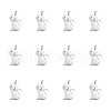 Unicraftale 12Pcs 304 Stainless Steel Pendants STAS-UN0061-13-1