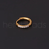 316 Stainless Steel Micro Pave Clear Cubic Zirconia Hoop Cartilage Earrings WG9FB89-09-1
