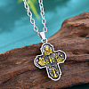 Easter Cross Alloy Pendant Necklaces FS-WG0ACD3-01-3