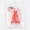 6/0 Baking Paint Glass Seed Beads X-SEED-S003-K4-3