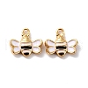 Brass Enamel Pendants KK-P207-007G-RS-2