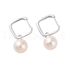 Mother's Day Jewellery 925 Sterling Silver Hoop Earring EJEW-H002-31P-1