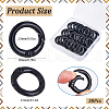 SOFPLATE 30Pcs Zinc Alloy Spring Gate Rings FIND-SP0001-40-2