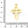 Brass Micro Pave Cubic Zirconia Pendants KK-S510-14G-3