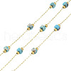 Ion Plating(IP) 304 Stainless Steel Chains AJEW-Q150-05G-01-1