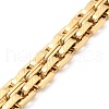 PVD Vacuum Plating 201 Stainless Steel Watch Band Bracelets STAS-E165-03G-2