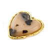 304 Stainless Steel Pendants STAS-V004-06G-03-2