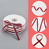 ARRICRAFT 3 Rolls 3 Colors Single Face Velvet Ribbon OCOR-AR0001-63-3