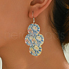 Elegant Iron Dangle Earrings CU1460-3-2
