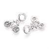 Alloy Crystal Rhinestone European Dangle Charms FIND-N009-23P-2
