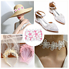 Flower Polyester Eyelash Lace Trim Ribbon OCOR-WH20003-03B-01-5