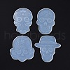 Skull DIY Cup Mat Set Silicone Molds DIY-Z020-04-3