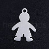 Non-Tarnish 304 Stainless Steel Pendants A-STAS-Q201-JN327-1-1