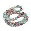 Electroplate Glass Beads Strands EGLA-G037-13A-HP02-2