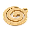304 Stainless Steel Charms STAS-Z076-01G-02-2