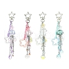 Jellyfish Glass Pendant Keychains KEYC-FZ00012-4