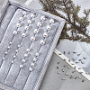 ANATTASOUL 16 Pairs 4 Size Plastic Imitation Pearl Stud Earrings with Steel Iron Pins EJEW-AN0003-89-7
