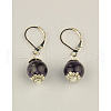 Fashion Gemstone Earrings EJEW-JE00593-3
