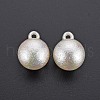 Electroplated ABS Plastic Imitation Pearl Pendants KY-T023-004-2
