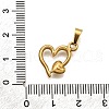 304 Stainless Steel Pendants STAS-B086-05G-3