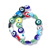 Handmade Evil Eye Lampwork Beads Strands LAMP-G157-01D-3