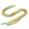 Gradient Color Natural Myanmar Jade Beads Strands G-D306-A04-2.5mm-2