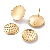 Brass Studs Earring Findings KK-K382-16C-G-1