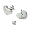 Non-Tarnish 304 Stainless Steel Ear Studs EJEW-Q801-01P-2