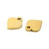 Ion Plating(IP) 304 Stainless Steel Charms STAS-D051-56G-3