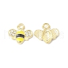 Golden Plated Alloy Enamel Charms ENAM-G212-18G-06-1