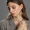 Beebeecraft Brass Connector Charms KK-BBC0002-14-6