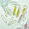 CHGCRAFT 20Pcs Alloy Open Back Bezel Big Pendants FIND-CA0005-77-5