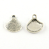 Shell Tibetan Style Alloy Pendants TIBEP-R344-41AS-FF-1